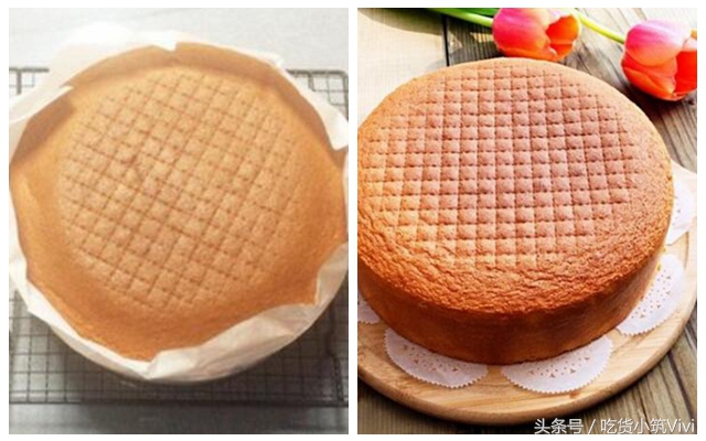 戚风蛋糕脱模技巧,蛋糕烘焙不塌陷做法