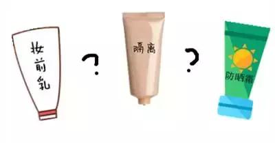隔离妆前乳防晒霜先后顺序,妆前乳隔离防晒霜