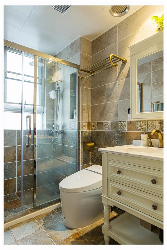 唐山法式装修风格效果图,唐山现代简美式装修风格实景案例