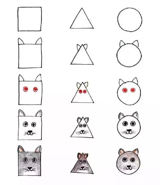 儿童超级简单立体简笔画,儿童简笔画教学简单3-6岁创意画