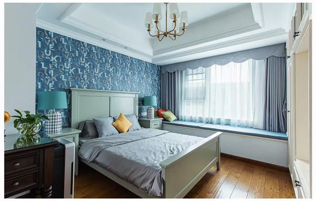 唐山法式装修风格效果图,唐山现代简美式装修风格实景案例