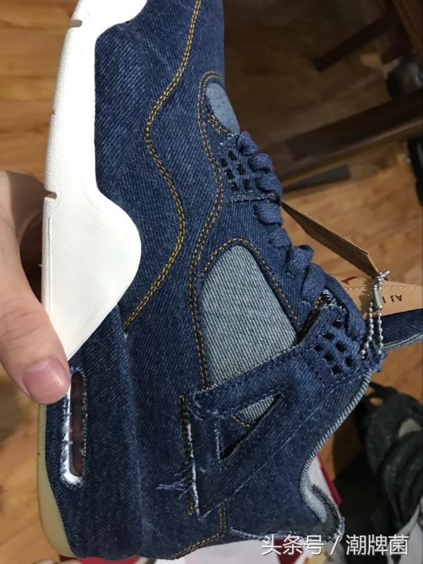 周杰伦上脚levisxairjordan4,levisxairjordan4第二配色