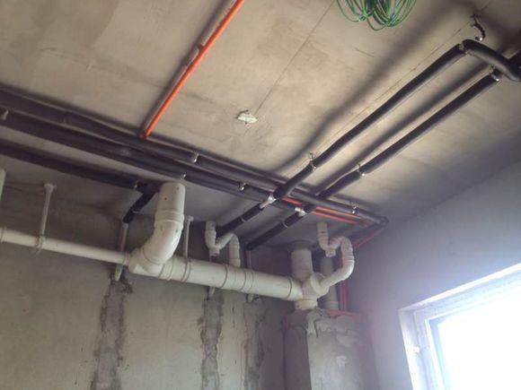 楼房室内改水电走顶,自己动手装修水电走顶