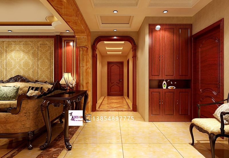 *安泰**宝盛广场180平——典雅欧式风格尽显奢华品质