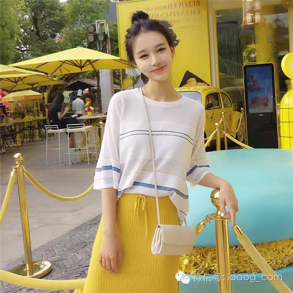 夏天宽松蝙蝠袖,洋气蝙蝠袖夏季