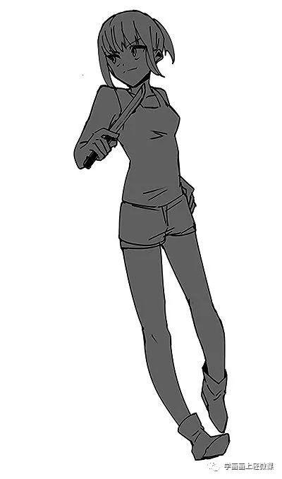 动漫人物的动作怎么画,画人物动作姿势