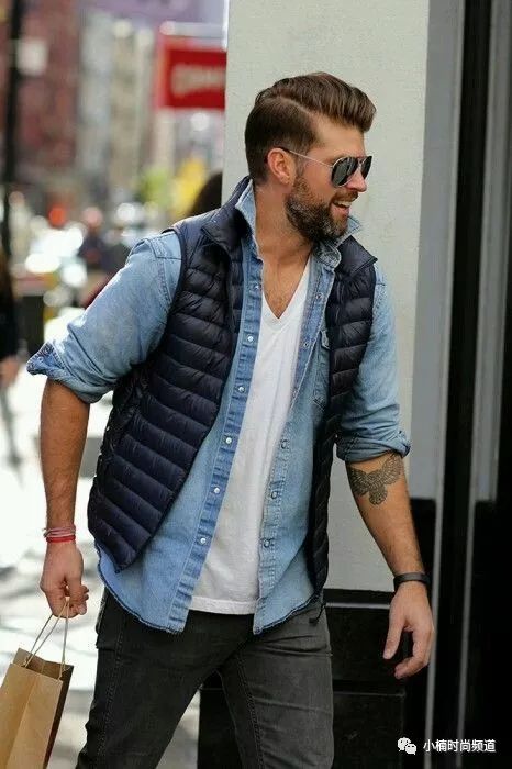 外搭背心应该怎么穿搭,牛仔背心应该怎么搭