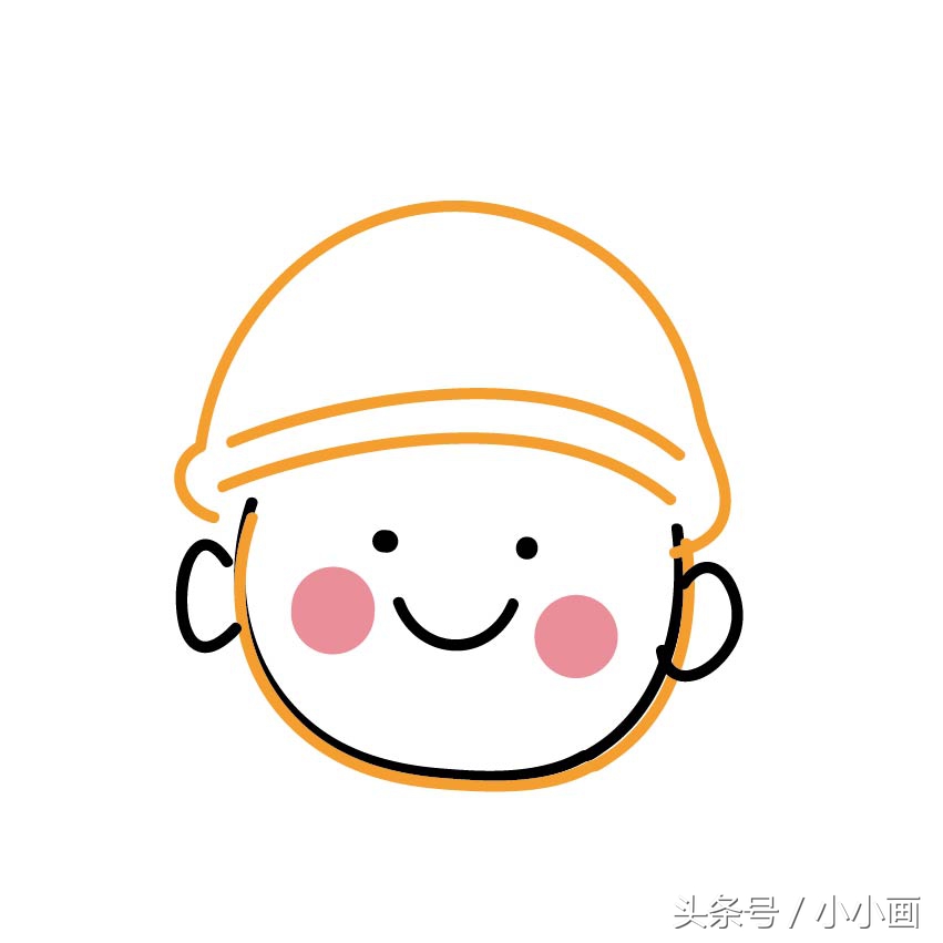 推荐各种帽子画法教程,儿童太阳帽子简单画法