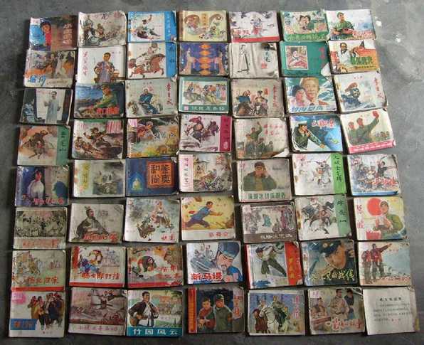 8090后童年回忆小人书,珍藏版中国四大名著连环画小人书