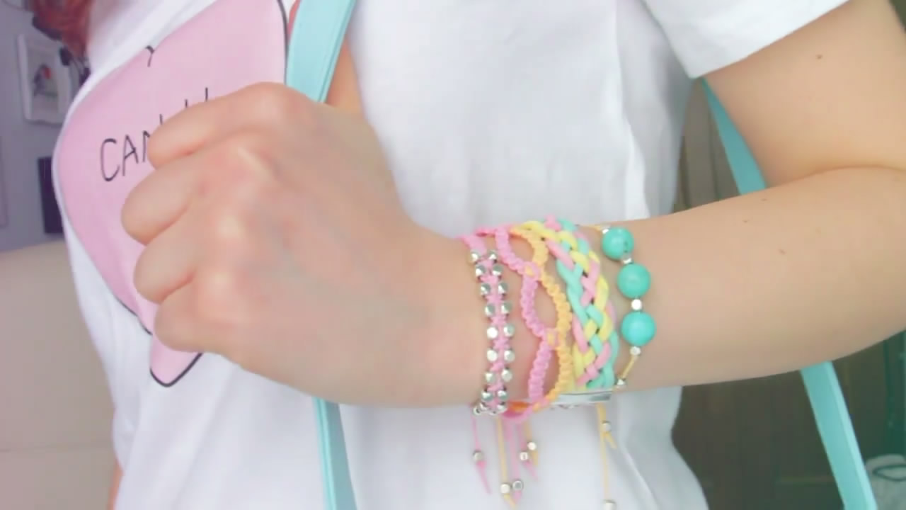 四种方法做手链,各种编织手链的做法