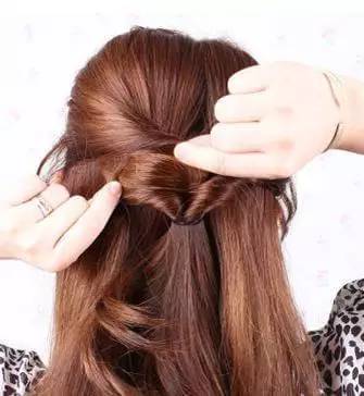 编发三股辫慢动作,编发最简单的三股