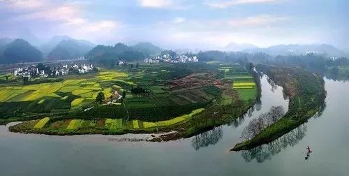 现代风格桃花源,婺源桃花源