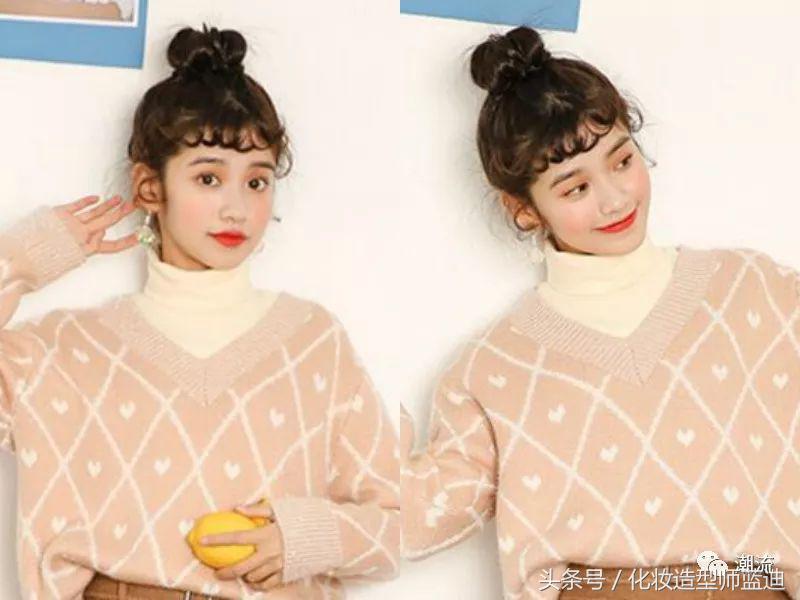 不适合平刘海的脸型适合什么发型,适合鹅蛋脸的超美刘海发型