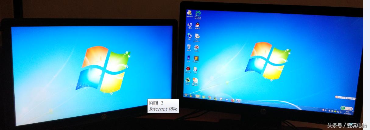 一台电脑配2个显示器不同内容,一台电脑接两个显示器分屏