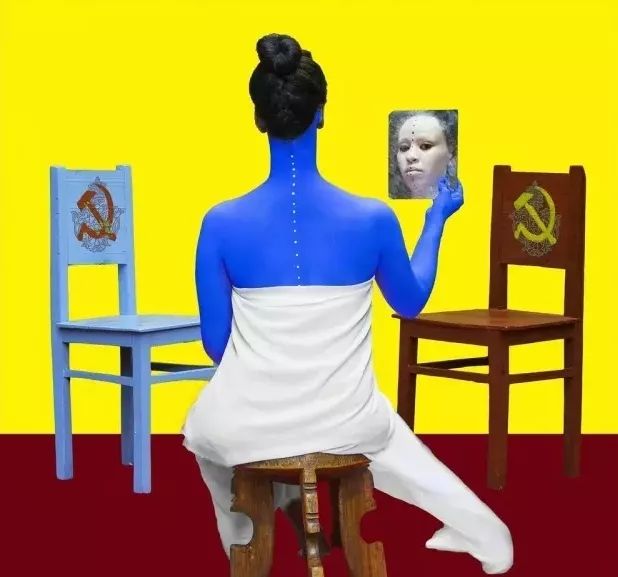 这些令人触目惊心的色彩背后,隐喻着一个国度屈辱的历史