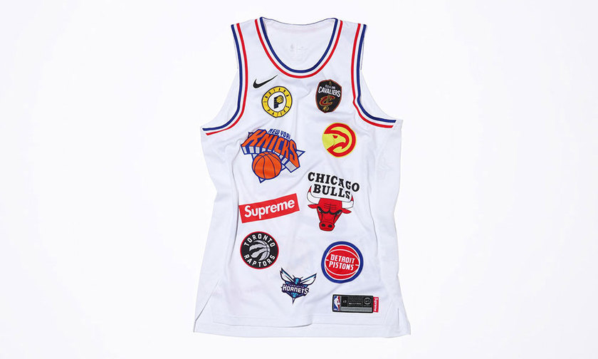 supreme耐克nba联名卫衣,supreme联名nikenba外套