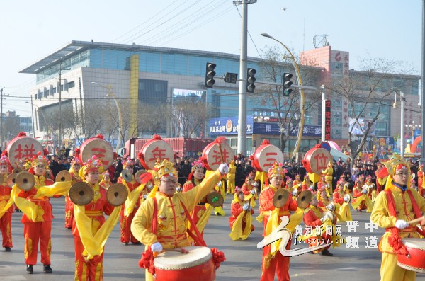 2019年太谷县元宵节民间社火展演,太谷县元宵社火展演
