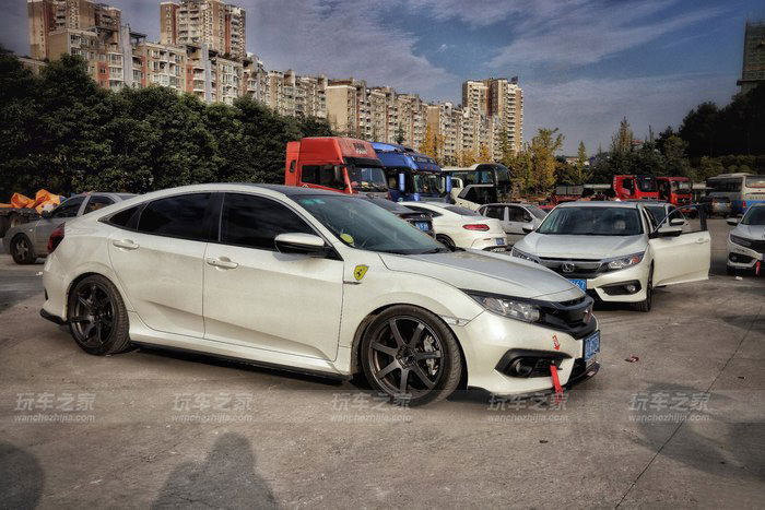 简单改装的十代思域,十代半思域简单改装