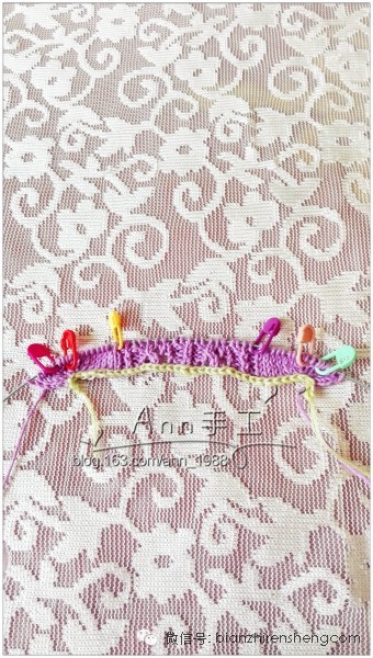 彩虹色针织女童开衫教程,春天宝宝开衫教程