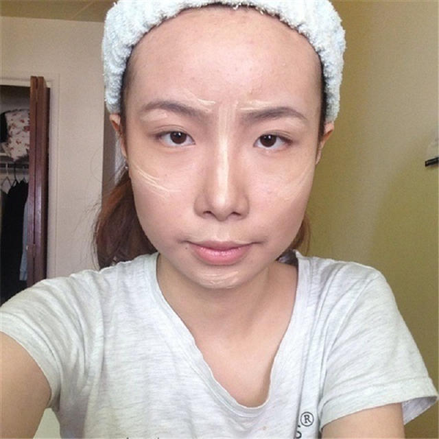 化妆前后反差逆天化妆术全程,逆袭化妆前后对比