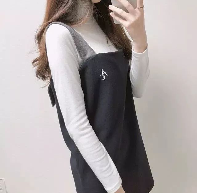 减龄背带裙冬天,200斤夏季背带裙大码胖mm显瘦遮肉