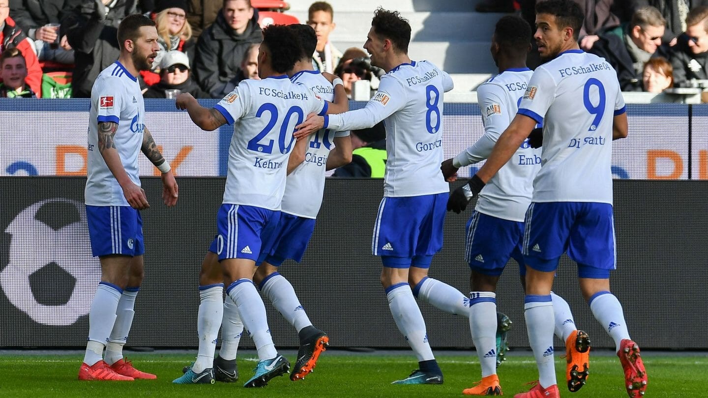 当布格施塔勒进球时,意味着沙尔克又得到了分数