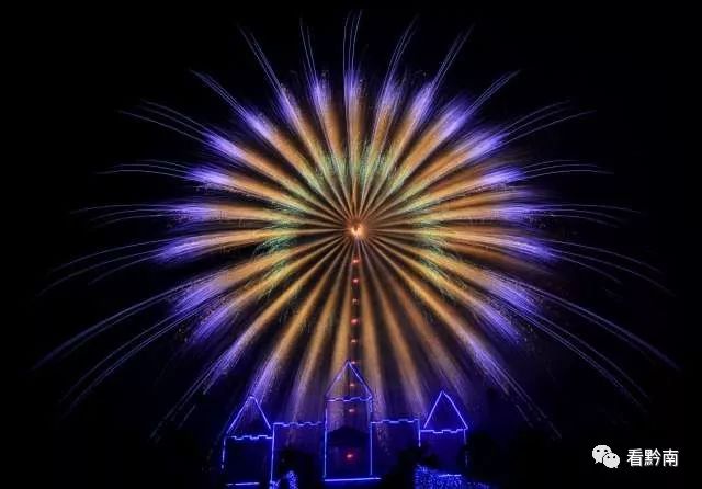 都匀梦幻西游焰火秀,都匀焰火节