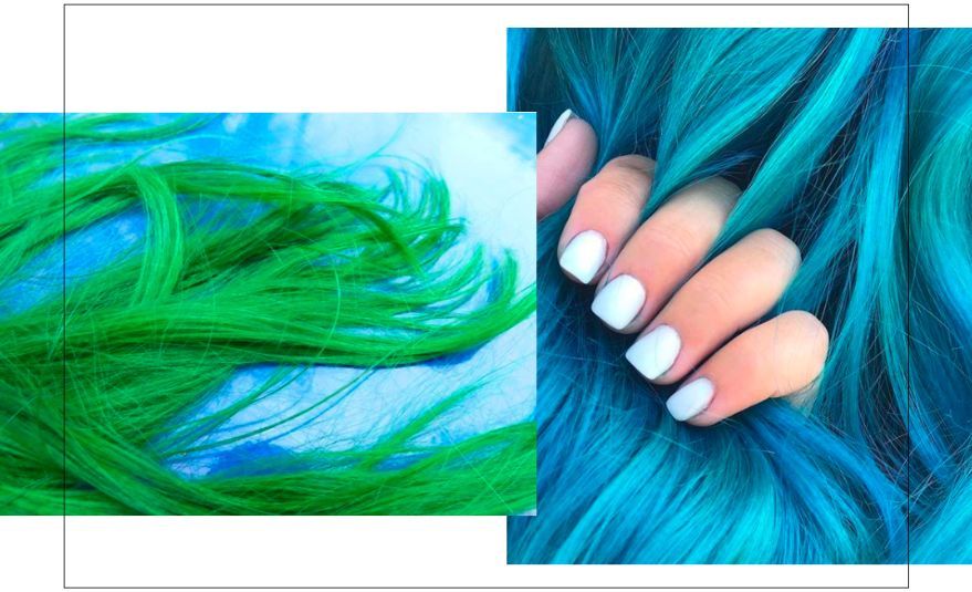 爆红网络靠一头绿发？让80万人沦陷的绝世美颜，竟是靠化妆台上的