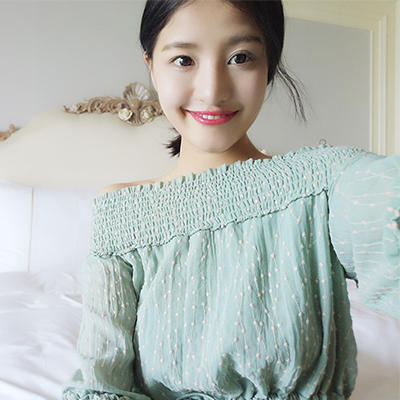 纯色收腰连衣裙女夏季新款,夏季雪纺纯色连衣裙