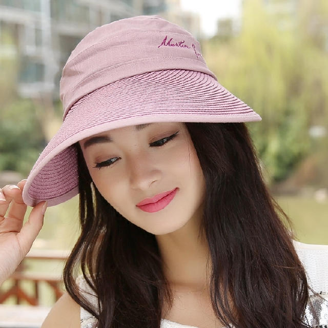 夏天到了这款遮阳帽简单又大气,夏季高颜值遮阳帽时尚