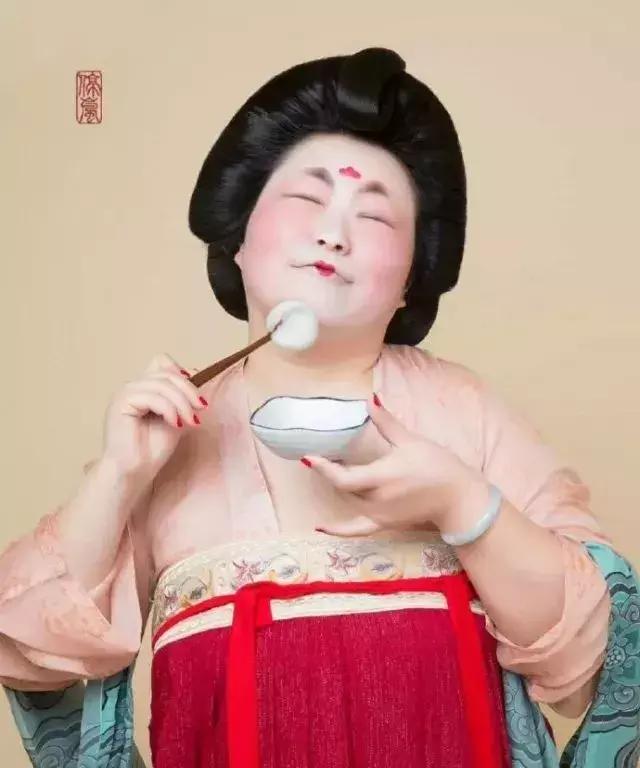 胖女生汉服惊艳,胖mm大码汉服