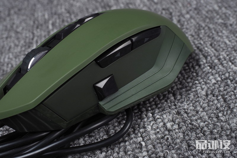 达尔优牧马人em915鼠标拆解,达尔优em915黑色裂纹版游戏鼠标