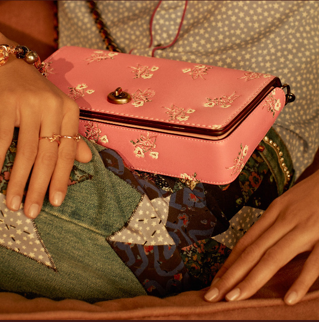 coach蔻驰印花,coach蔻驰女包樱桃印花