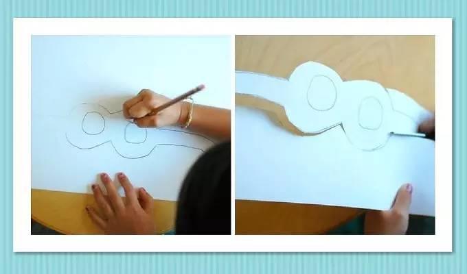 怎么做小宝宝眼镜框架,手工宝宝眼镜框制作方法