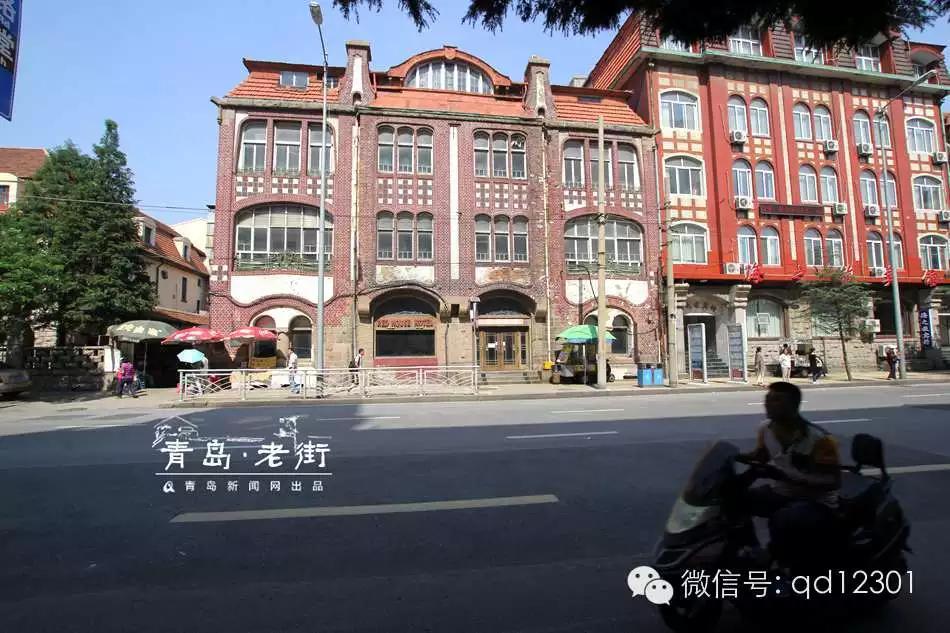 青岛百年老街照片,青岛老房老街