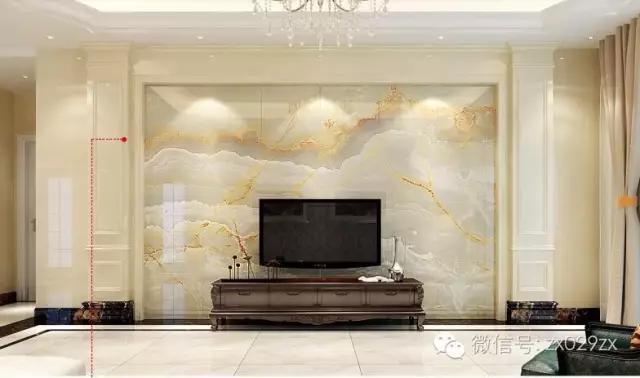 性价比最高的瓷砖电视墙,小众化瓷砖电视墙