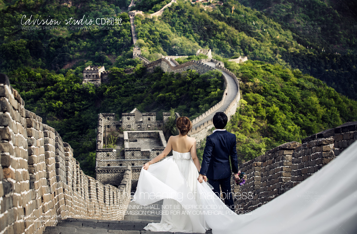 2016年旅行者之选—全球最佳地标性景点:CD视觉长城婚纱照