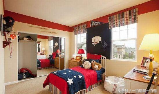 男孩房装修设计高级感,男孩屋装修风格效果图