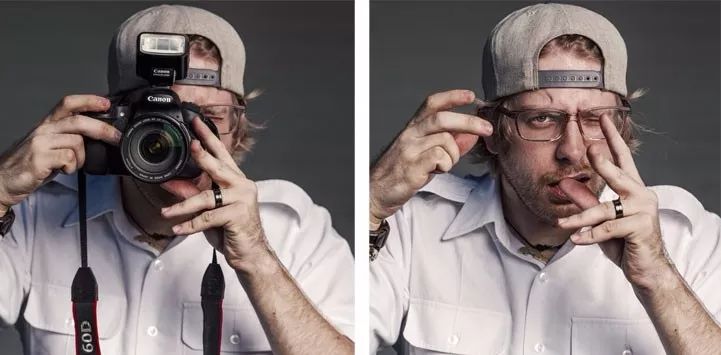 一个按快门的人,一个只会按快门的家伙