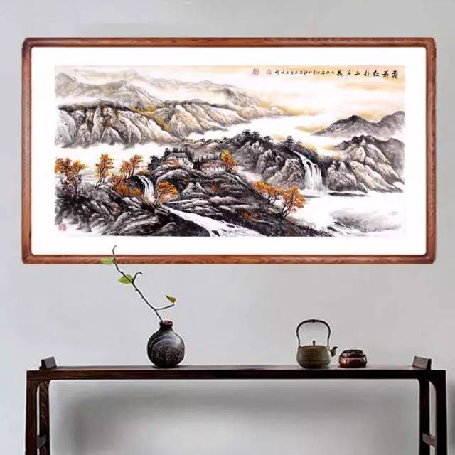 公司办公室背后挂画,公司办公室挂画之必选