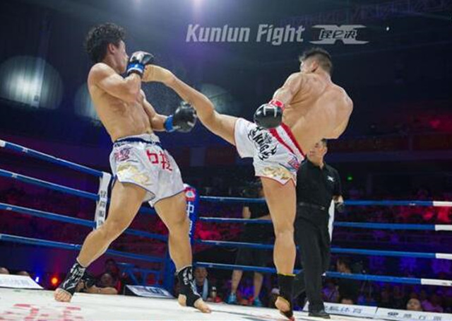 昆仑决经典二番战:王伟豪踢碎护裆,死神复仇魔头