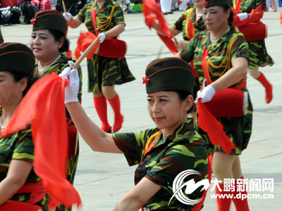 动感音符燃情牡丹江铿锵舞步扮靓好日子