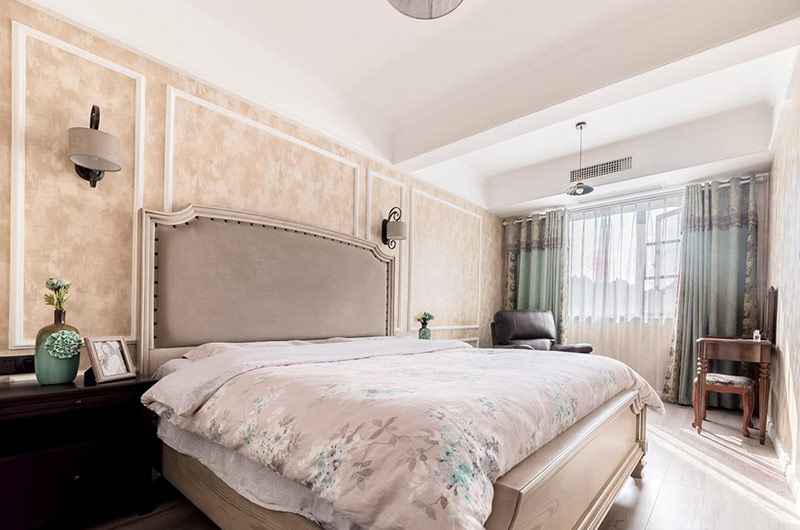 酒店床头软包装修效果图大全,简约风格床头软包效果图2015款式