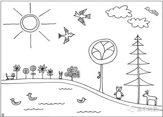秘密花园儿童绘画图片大全,秘密花园2魔法森林涂色全部教程
