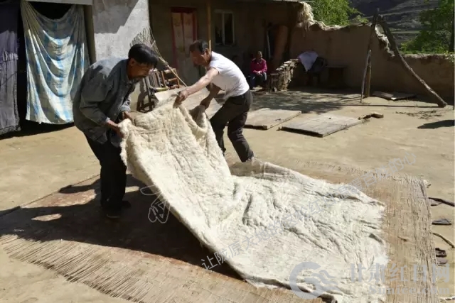 非遗擀毡工艺,擀毡技艺