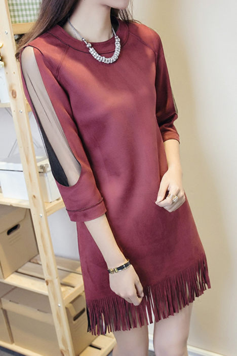 紧身裙穿搭时尚优雅很有魅力 (可单穿可内搭时尚秋款裙)