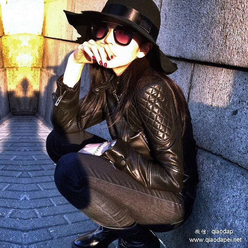 穿皮衣的女生很有气场,女生穿皮衣好看吗