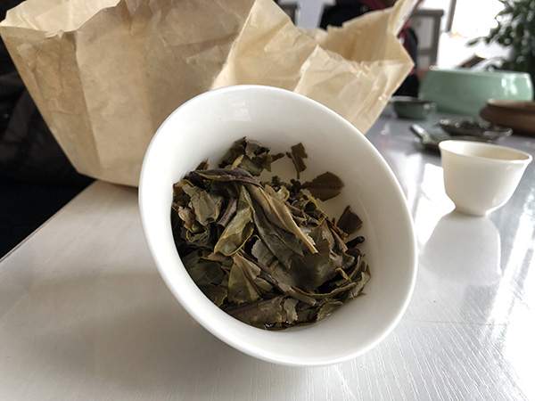 中茶吉幸古树,2018年老树茶普洱生茶