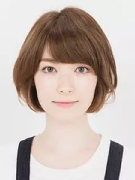 穿汉服中短发扎丸子头怎么扎好看,显年轻的发型扎法半扎短发