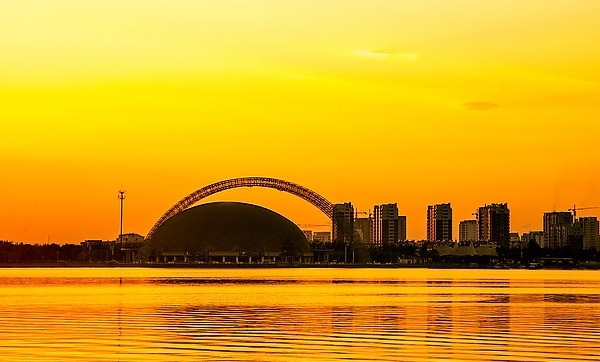 聊城水城之眼风景图片,美丽的江北水城聊城图片